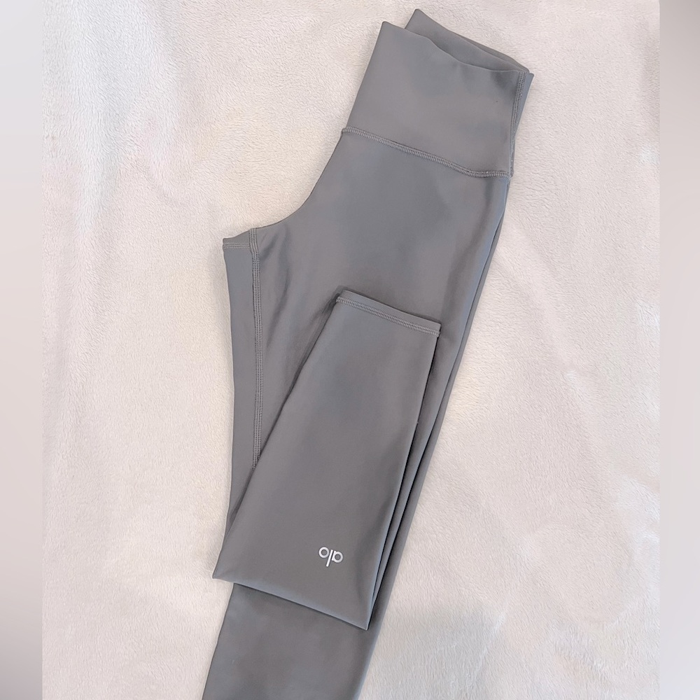 Alo Airlift High Waist Midi Legging, Shadow Grey- S